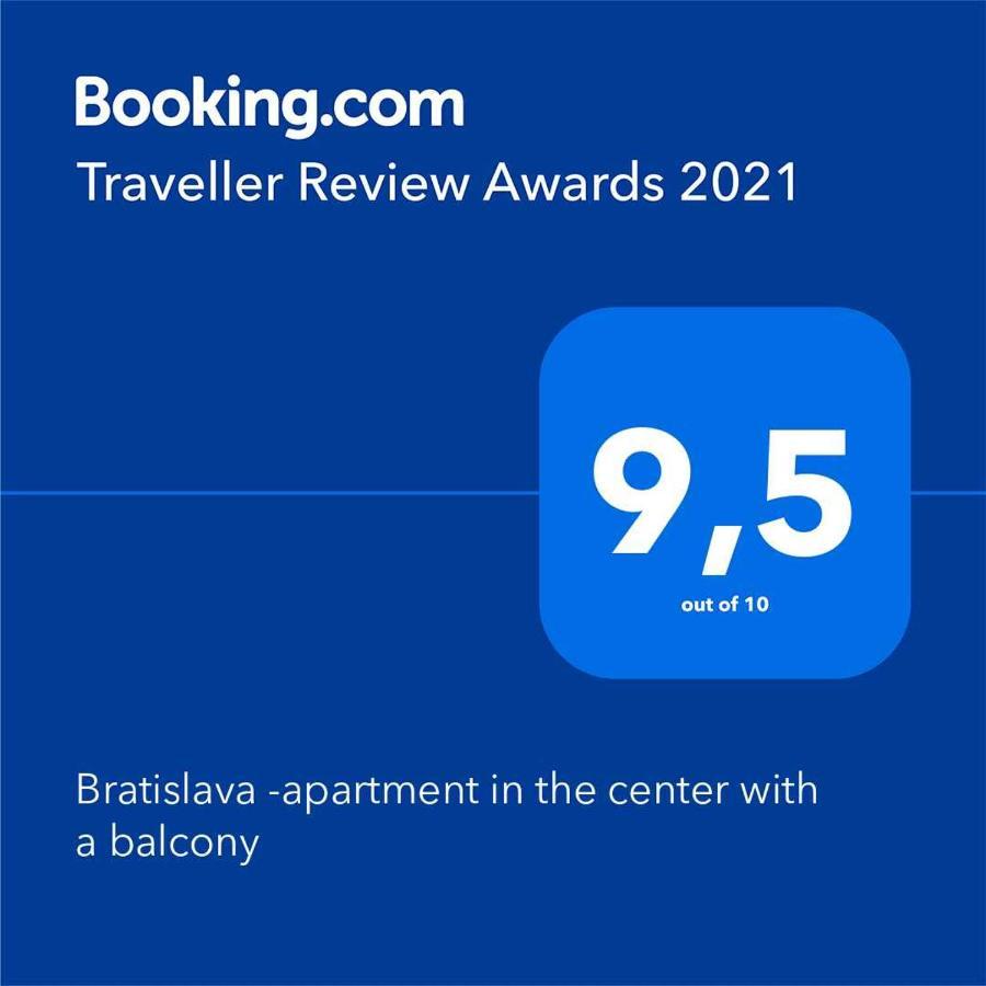 Bratislava -Apartment Near The City Center With A Balcony Buitenkant foto